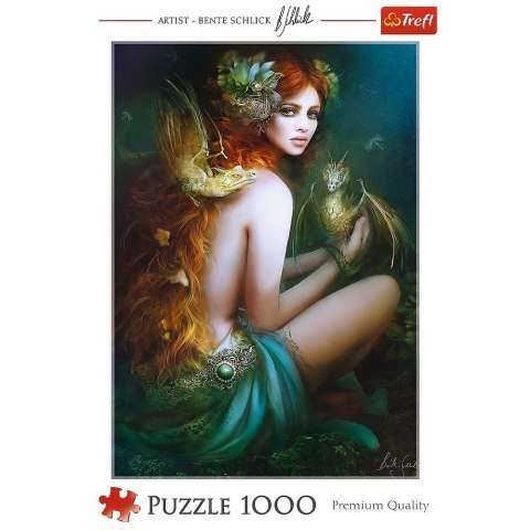 Trefl Puzzle 1000 elementów Przyjaciółka smoków