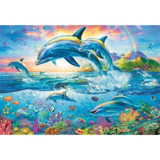 Trefl Puzzle 1500 elementów Rodzina delfinów