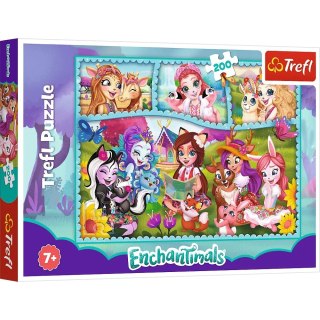 Trefl Puzzle 200 elementów Niezwykły świat Enchantimals