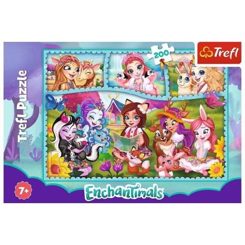 Trefl Puzzle 200 elementów Niezwykły świat Enchantimals