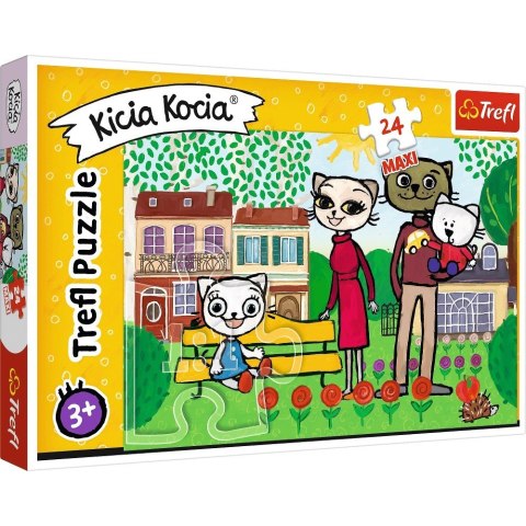 Trefl Puzzle 24 MAXI Zabawy Kici Koci