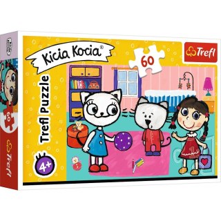 Trefl Puzzle 60 elementów Kicia Kocia z przyjaciółmi