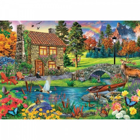 Trefl Puzzle 6000 elementów Chatka w górach