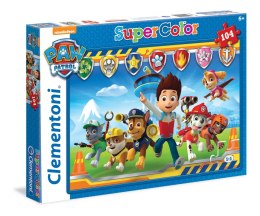 Clementoni Puzzle 104 elementów Super Kolor Psi Patrol