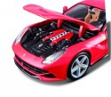 Maisto Model metalowy Ferrari F12 czerwony 1:24 do składania