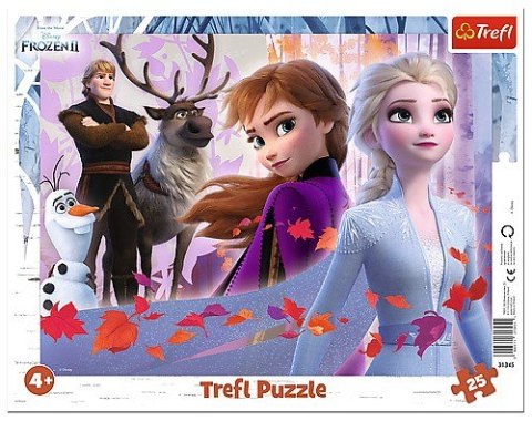 Trefl Puzzle Ramkowe 25 elementów Przygody w Krainie Lodu