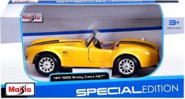 Maisto Model metalowy Shelby Cobra 427 1965 1/24 Żółty