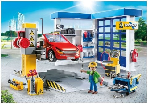 Playmobil Zestaw z figurkami City Life 70202 Warsztat samochodowy