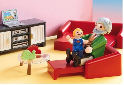 Playmobil Zestaw z figurkami Dollhouse 70207 Przytulny salon