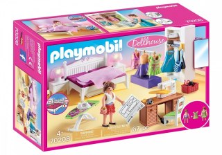 Playmobil Zestaw z figurkami Dollhouse 70208 Sypialnia z kącikiem do szycia