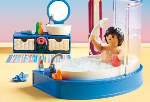 Playmobil Zestaw z figurkami Dollhouse 70211 Łazienka z wanną