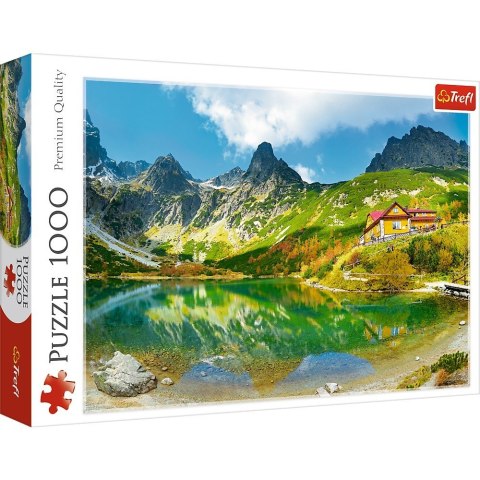 Trefl Puzzle 1000 elementów Schronisko nad Zielonym Stawem Tatry