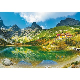 Trefl Puzzle 1000 elementów Schronisko nad Zielonym Stawem Tatry