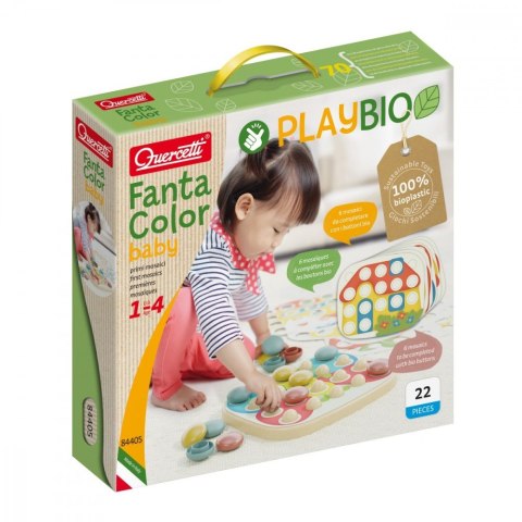 Quercetti Układanka Playbio Fantacolor baby