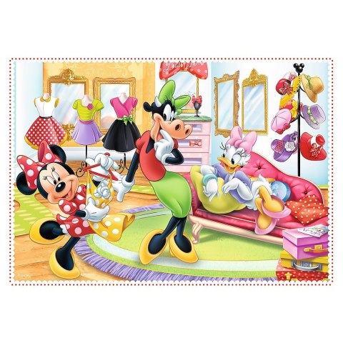 Trefl Puzzle 4w1 Minnie z przyjaciółmi