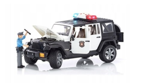 BRUDER Pojazd Jeep Wrangler Rubicon policja z figurką