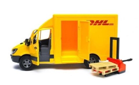 BRUDER Pojazd MB Sprinter DHL z podnośnikiem