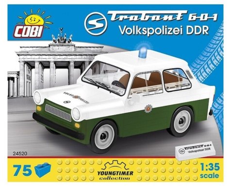 Cobi Klocki Klocki Cars Trabant 601 Volkspolizei DDR 74 elementów