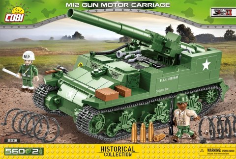 Cobi Klocki Klocki HC WWII M12 Gun Motor Carriage 560 elementów