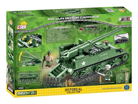 Cobi Klocki Klocki HC WWII M12 Gun Motor Carriage 560 elementów