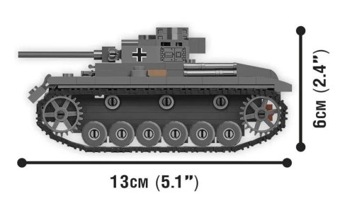 Cobi Klocki Klocki World of Tanks PZ. KPFW. III AUSF.J 1/48