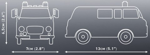 Cobi Klocki Klocki Youngtimer Barkas B1000 Feuerwehr 151 elementów