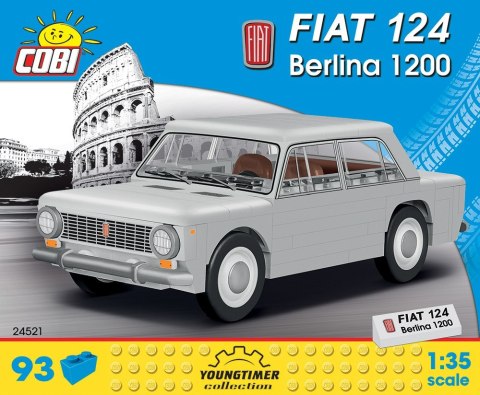 Cobi Klocki Kocki Youngtimer Fiat 124 Berl ina 1200 93 elementów