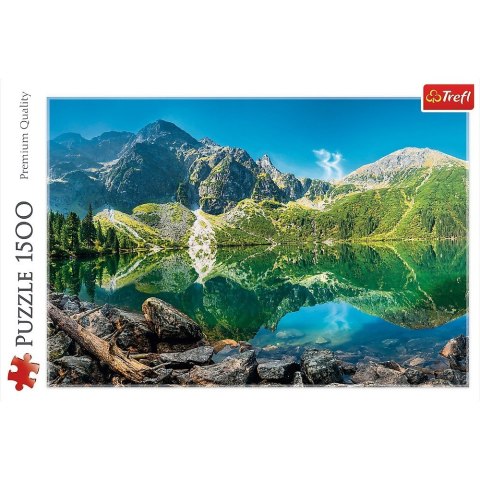 Trefl Puzzle 1500 elementów Jezioro Morskie Oko Tatry Polska