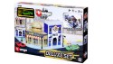 Bburago City Deluxe Set 4 Policja ulica burger