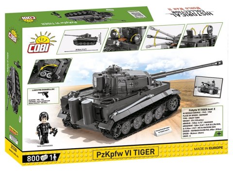 Cobi Klocki Klocki Historical Collection WWII 800 elementów Panzerkampfwagen VI Tiger Ausf.E