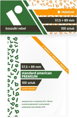 Rebel Koszulki 57,5 x 89 mm standard American Premium 100 sztuk