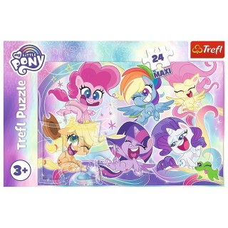 Trefl Puzzle 24 MAXI elementy Przyjaźń kucyków pony