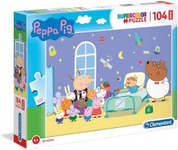 Clementoni Puzzle 104 elementy Maxi Świnka Peppa