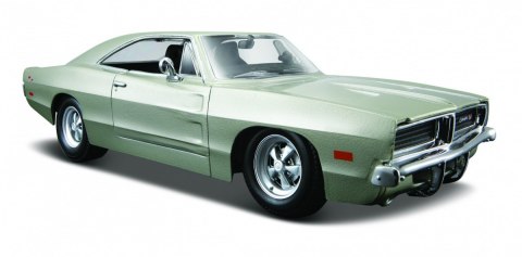 Maisto Dodge Charger 1969 1/25 Srebrny