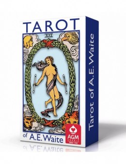 Cartamundi Karty Tarot A E Waite Pocket Tarot Blue