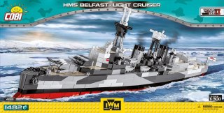 Cobi Klocki 1482 elementów Krążownik HMS Belfast