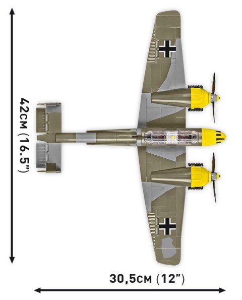 Cobi Klocki Klocki 422 elementy Messerschmitt Bf 110D