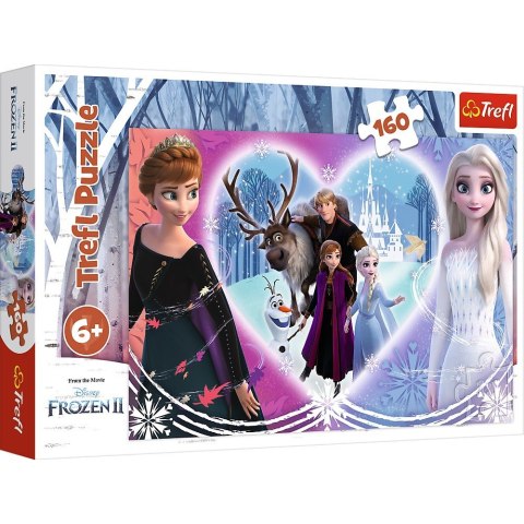 Trefl Puzzle 160 elementów Radosne chwile Frozen 2 Kraina Lodu