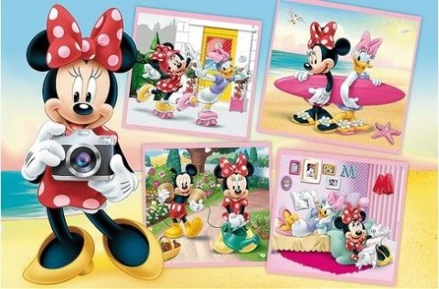 Trefl Puzzle 60 elementów Urocza Minnie