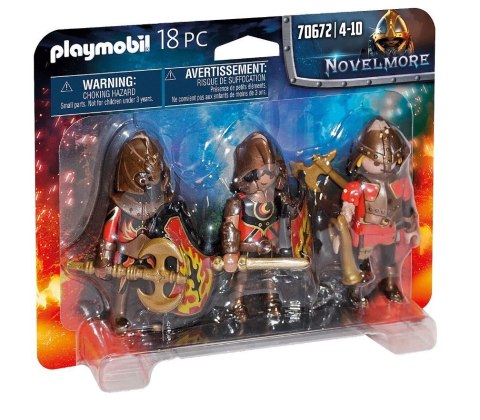 Playmobil Zestaw figurek Novelmore 70672 Trzech Wojowników Burnham