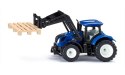 Siku Traktor z widłami i paletami New Holland