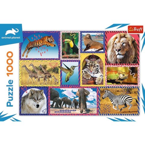 Trefl Puzzle 1000 elementów Dzika natura Animal Planet