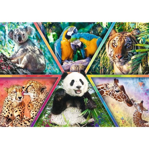 Trefl Puzzle 1000 elementów Królestwo zwierząt Animal Planet