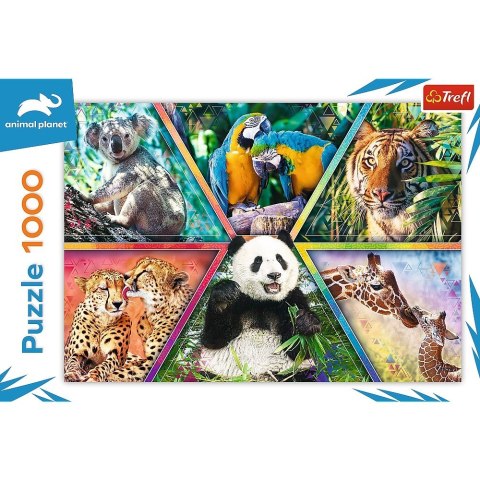 Trefl Puzzle 1000 elementów Królestwo zwierząt Animal Planet