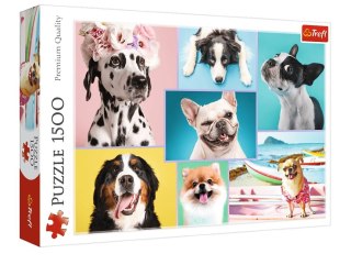 Trefl Puzzle 1500 elementów Słodkie Pieski