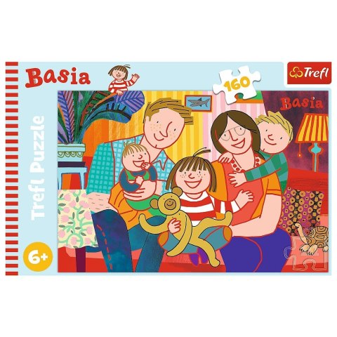 Trefl Puzzle 160 elementów Poznaj Basię