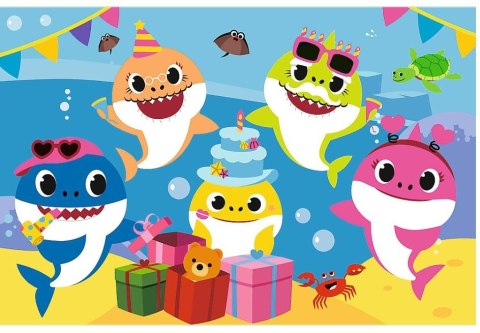 Trefl Puzzle 24 Maxi Wesołe Baby Shark