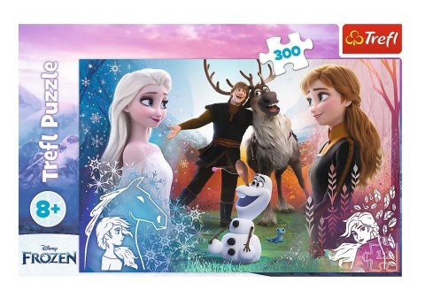 Trefl Puzzle 300 elementów Magiczny czas Frozen 2