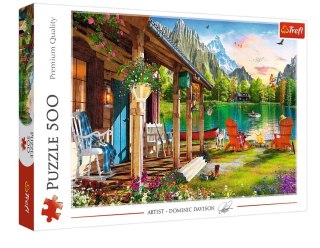 Trefl Puzzle 500 elementów Domek w górach