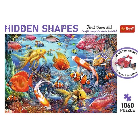 Trefl Puzzle Hidden Shapes Podwodne życie